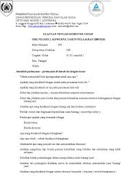 Check spelling or type a new query. Soal Uts Dan Kunci Jwbn Kelas X