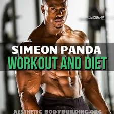 Simeon Panda Is A Natural Fitness Model His Age Is 26 Years Old Standing At 6 1 Tall Height Simeon Panda Workout Workout Routine Celebrity Workout Routine