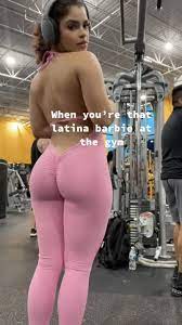 I'm a 'Latina gym Barbie' - when I show off my booty scrunch leggings,  people get excited | The US Sun