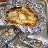 For large potatoes, a 2015 the kitchn recipe noted that it will take a large russet potato 50 to 60 minutes to bake at 425 degrees f. 3