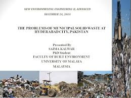 Commercial waste, street cleansing, instit utional. The Problems Of Municipal Solid Waste At Hyderabad City Pakistan Ppt Video Online Download