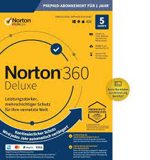 Norton 360 Deluxe Antivirus Software (5 Geräte, Digitaler Download) online  kaufen | eBay