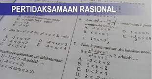 Dalam persamaan irasional, kita umumnya diharuskan untuk menentukan penyelesaian, yaitu nilai pengganti variabel yang membuat persamaan yang bersangkutan menjadi benar. Cara Menyelesaikan Pertidaksamaan Rasional Atau Pertidaksamaan Pecahan Matematika Wajib Kelas X M4th Lab