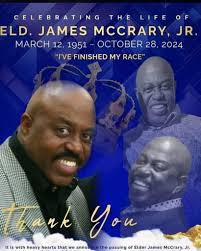 JAMES WILLIE MCCRARY JR Obituary October 28, 2024