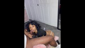 EBONY BABE EATS BABYDADDY UP , FOLLOW @REDACTEDNANI ON OF FOR FULL VID PLUS  MORE