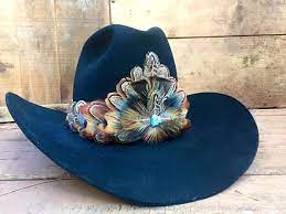 Original Vintage Late 1970s Never Worn Ringneck Pheasant Wild Cowboy Hat Bands Cowboy Hats Hat Band