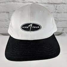 Vintage Nike Golf Strapback Swoosh Logo White Cap Hat 90s Nike Baseballcap Vintage Nike White Caps Nike Golf
