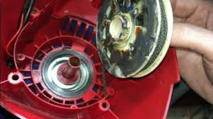 Troy Bilt String Trimmer Starter Recoil Spring Repair Youtube