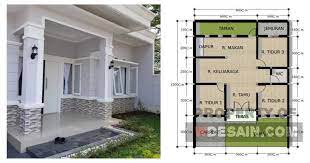 Terbukti dari lahan sisa yang dijadikan sebagai. Denah Rumah 9x13 3 Kamar Desain Rumah Minimalis