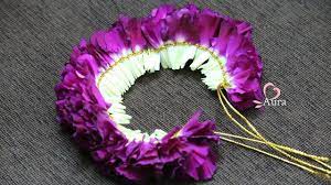 Bridal Veni Making Using Carnation Flowers Carnation Flower Fresh Flower Jewelry Floral Accessories Hair