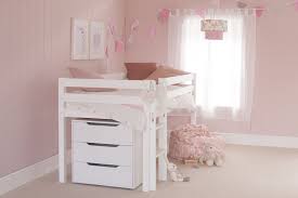 Mid sleepers are ideal for a variety of situations, including a child's bedroom, a guest room, and even your own bedroom. Classic Beech Mid Sleeper Bed With Chest Of Drawers White Mid Sleeper Storage Bed Little Folks Furniture