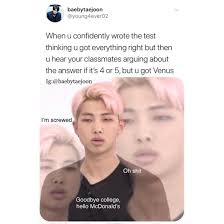 Are you as big a fan of the golden arches as we are? Pin By Nisha Rahman On K Pop Bts Memes Bts Funny Memes