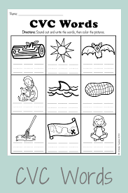 Students have to match the pictures with the words. What Are Cvc Words And How To Teach Them 4 Kinder Teachers