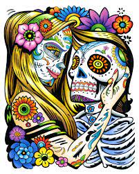 Signup to get the inside scoop from our monthly newsletters. Crayola Art With Edge Sugar Skulls Coloring Books 40 Pages Volume 3 Child Unisex Walmart Com Walmart Com