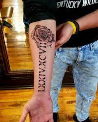 Explore cool numerical ink designs and ideas. Inkbystilez Roman Numeral Tattoo Arm Small Forearm Tattoos Half Sleeve Tattoo Stencils