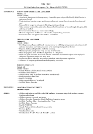 Bakery Associate Resume Samples Velvet Jobs