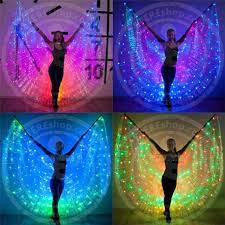 Led Bellydance Wings Pas De Bleu 200 Leds Mix Color La Vie En Couleur Maquillage Halloween Etsy