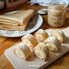 Crepes Roulees Banane Au Beurre De Cacahuete Bien Sur Et Vous Quel Est Votre Peche En 2020 Beurre De Cacahuete Banane Beurre De Cacahuete Repas Healthy Rapide