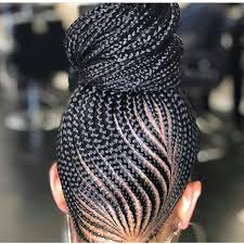 How Gorgeous Is This Look At The Precision Fine Lines Not Too Tight Cleansed African Hair Braiding Styles African Braids Hairstyles Box Braids Hairstyles