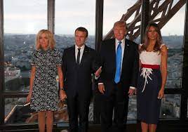 Macron blames the fuss on misogyny. Twitter Storm Quick To Follow After Trump Tells French First Lady She Is In Such Good Shape The Japan Times