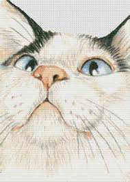 12 x 12 (30.5 x 30.5 cm) here's a new and unopened complete counted crosstitch kit entitled cat pair. you will be dazzled by this whimsical portrait of a pair of cats in. Max The Cat Counted Cross Stitch Kit 70 35301 27 99 Usd Charting Creations Unique Counted Cross Stitch Patterns And Kits