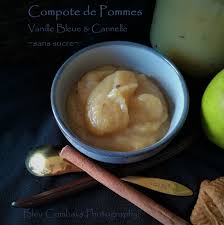 Compote De Pommes Vanille Bleue Amp Cannelle Sans Sucre Ajoute Compote De Pomme Pomme Sans Sucre Ajoute