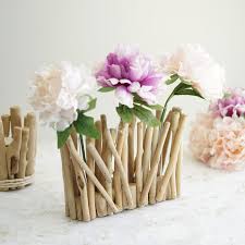 Natural 7 Tall Wood Rustic Stand Glass Tubes Flower Vase Holder Centerpiece Ebay Beautiful flowers deserve an equally beautiful display. usd