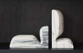Bookend Serre Livres Design Luxury Object Marble Acquatico Marbre Precieux Bookend French Design C Furniture Design Home Accessories Interior Spaces