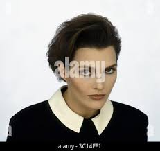 Italienische Sängerin Anna Oxa, 1980er Jahre Stockfotografie