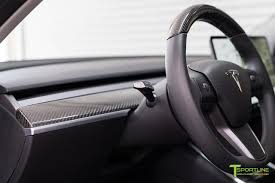 Tesla Model 3 Y Carbon Fiber Dash Panel Tesla Model Carbon Fiber Tesla