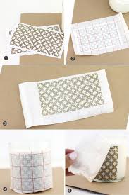 Then fold the right and left sides toward the center. Gold Vinyl Candle Wraps Damask Love