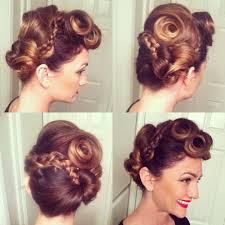 Vintage Braid Updo Braided Hairstyles Updo Braided Hairstyles Vintage Hairstyles