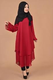 Sifon Tunik Modelleri Bordo Tunik The Dress Asimetrik Elbise Moda Stilleri