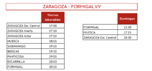 ¿quieres viajar en autobús de huesca a zaragoza? La Linea De Autobus Jaca Sabinanigo Huesca Zaragoza Modifica Sus Horarios Gente Con Ganas De Vivir