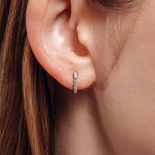 Lab Created Diamond Hoops