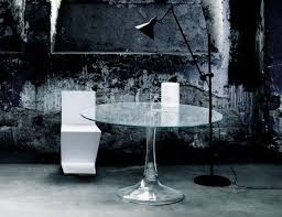 Glas Italia Funghetti Alti Modern Italian Dining Table In Extra Clearglass Dining Table Italian Dining Table Modern Table