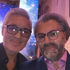 Dave Gahan pictured here with Jeff Goldblum. 🫶🏻
