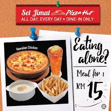 | photos are for reference only. Pizza Hut Set Jimat For Dine In Made For Dining Alone Facebook