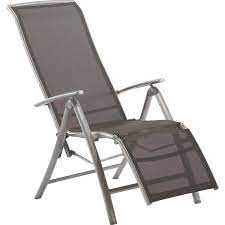 Garten relaxstuhl test, vergleich, oder kaufratgeber!? Relaxsessel Vigo Mit Verstellbarer Ruckenlehne Und Fussstutze Textilen Schwarz Kaufen Bei Obi