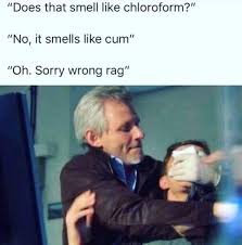 Funny decorative throw pillow does this pillow smell like chloroform to you hilarious housewarming gift hostess gift dorm room decor. Does That Smell Like Chloroform No It Smells Like Cum Oh Sorry Wrong Rag Meme