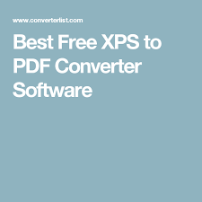 Best Free Xps To Pdf Converter Software Converter Software Free
