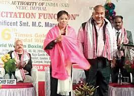 Mangte chungneijang mary kom is an indian amateur boxer, politician, and incumbent member of parliament, rajya sabha. Will Power And Determination Are My Power Punch Says Mary Kom Telegraph India