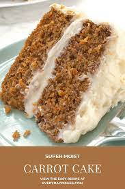 Viral Moist Carrot Cake Recipe Everyday Dishes Baking Recipe Carrot Cake Recipe Homemade Baked Dessert Recipes Homemade Cake Recipes