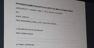 To se ale nelíbí některým odborníkům, podle kterých to povede k tomu, že převáží méně spolehlivé způsoby záchytu infekce. Pohyb Mezi Okresy Vzor Cestneho Prohlaseni A Potvrzeni Zamestnavatele Moneymag Cz