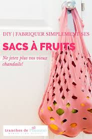 Un Tutoriel Facile Pour Recycler Vos Vieux Chandails Pour Fabriquer Vos Filets A Fruits Et Legumes Lorsque Vous Allez Au Distressed Tshirt Diy Diy Fashion Diy