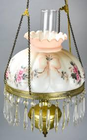 Diy an old brass chandelier using flat white spray paint. Sold Price Victorian Milk Glass Chandelier Hand Painted Roses Invalid Date Edt