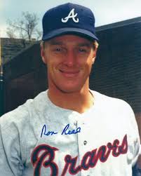 Autographed RON REED Atlanta Braves 8x10 Photo
