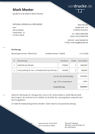 Die rechnungen sind für ihren verzollungsauftrag absolut notwendig. Rechnungsvorlage Bei Vermietung
