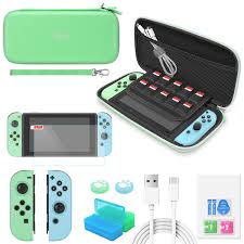 .ever since, the limited edition animal crossing nintendo switch is back, with preorders now live on the nintendo store for people to claim their copy. Amazon Com Switch Accessories Bundle Yuanhot Essential Kit For Nintendo Switch Animal Crossing Edition With Carrying Storage Case Screen Protector Joy Con Protective Cover Games Holder Thumb Caps Green