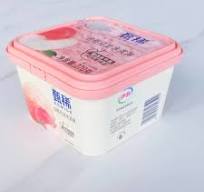 PP 500ml Round Gummy Candy Yogurt Ice Cream Cup Iml Plastic Containers with  Lid